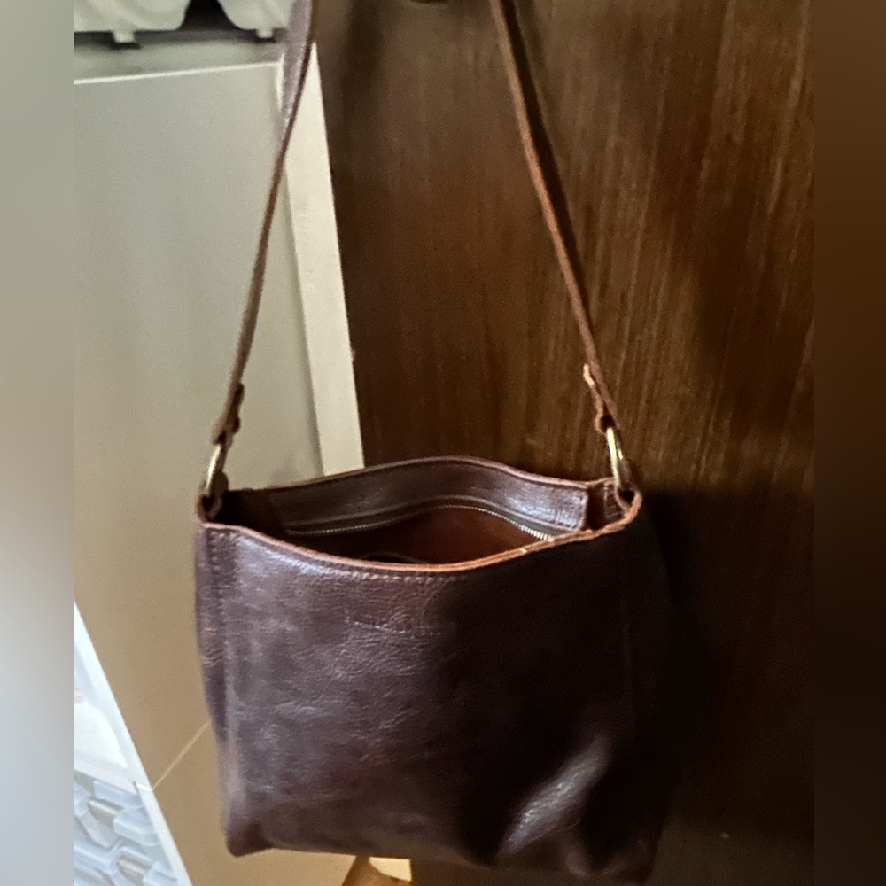 Portland Leather Goods Triangle bag in Coldbrew